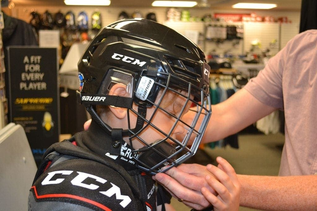 Hockey Helmet Fitting Chilliwack Hockey Equipment Store Sporting Goods