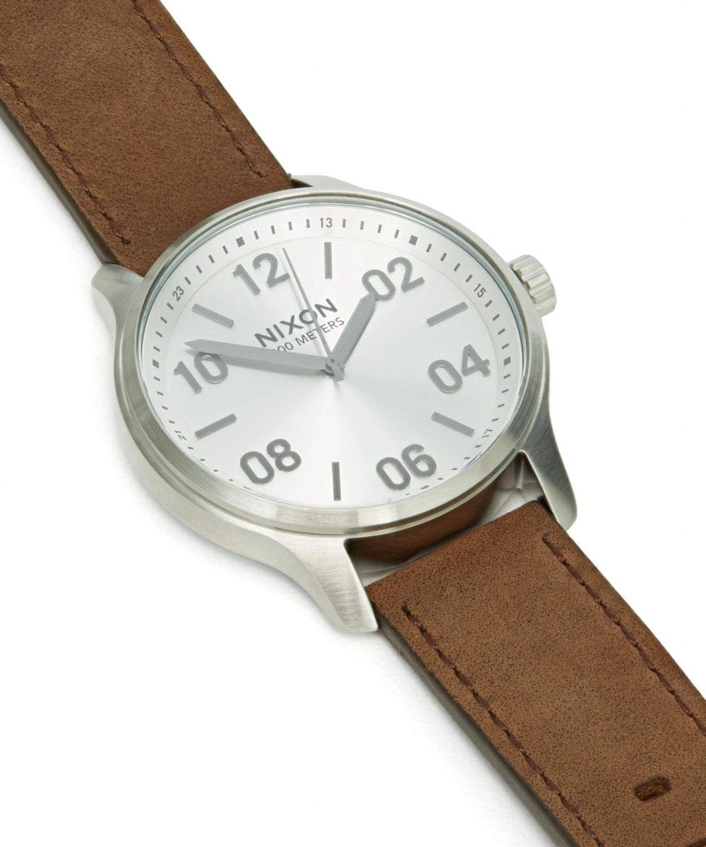 NIXON PATROL LEATHER 42MM WATCH - Image 2