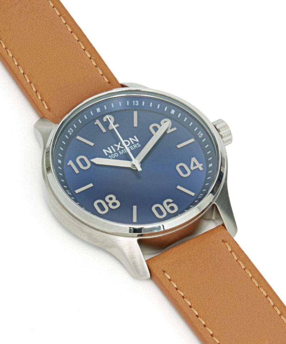 NIXON PATROL LEATHER 42MM WATCH