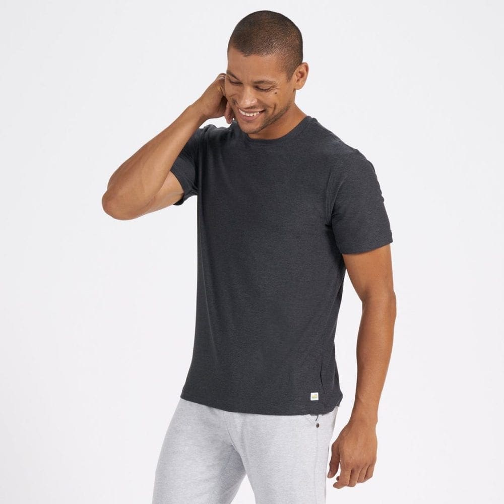 Vuori Men's Strato Tech Tee - Platinum Heather - Image 5