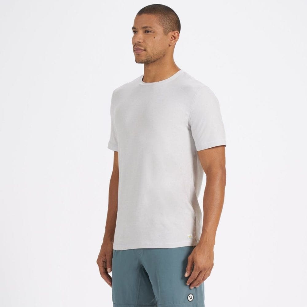 Vuori Men's Strato Tech Tee - Charcoal Heather - Image 5