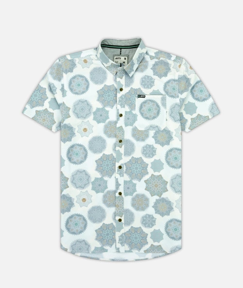 Jetty Garwood Men's Cloud SS Button Up Shirt