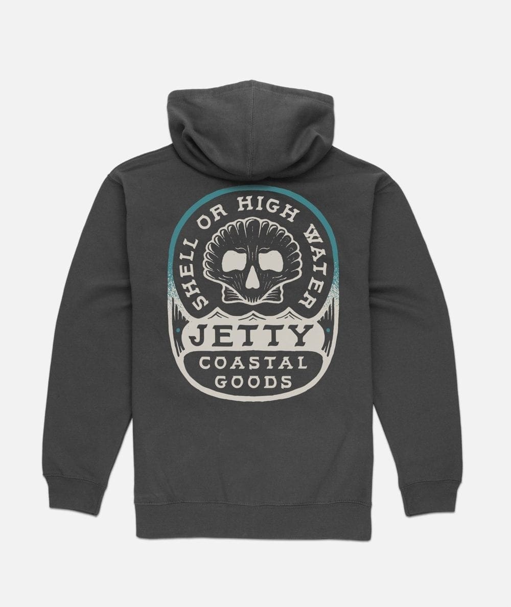 Jetty Highwater Men's Charcoal Pullover Hood